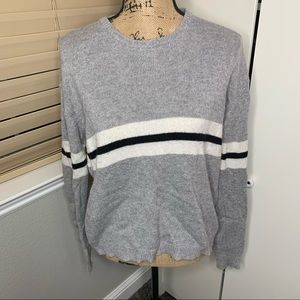 Brandy Melville Oversized Striped Crewneck Sweater